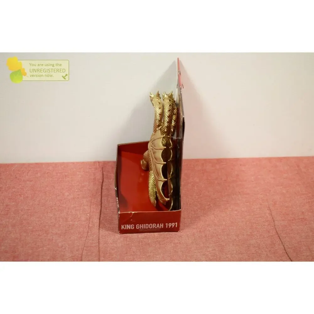 Bandai Godzilla Monster Series King Ghidorah 1991 Figure Gold